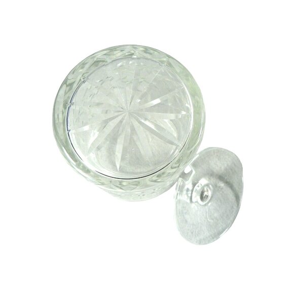 Crystal Clear Glass Jar With Lid & Spoon Notch For Sugar Honey Jam & More - Picture 8 of 9